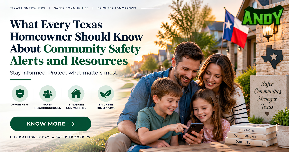 Every Texas Homeowner Should Know About Community Safety Alerts and Resources